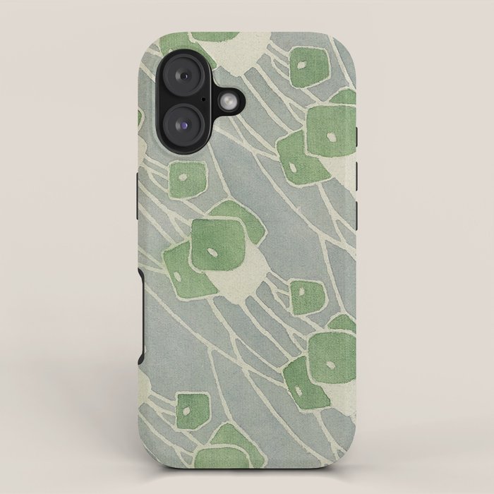 Green Geometric 1915 Hannah Borger Overbeck iPhone Case
