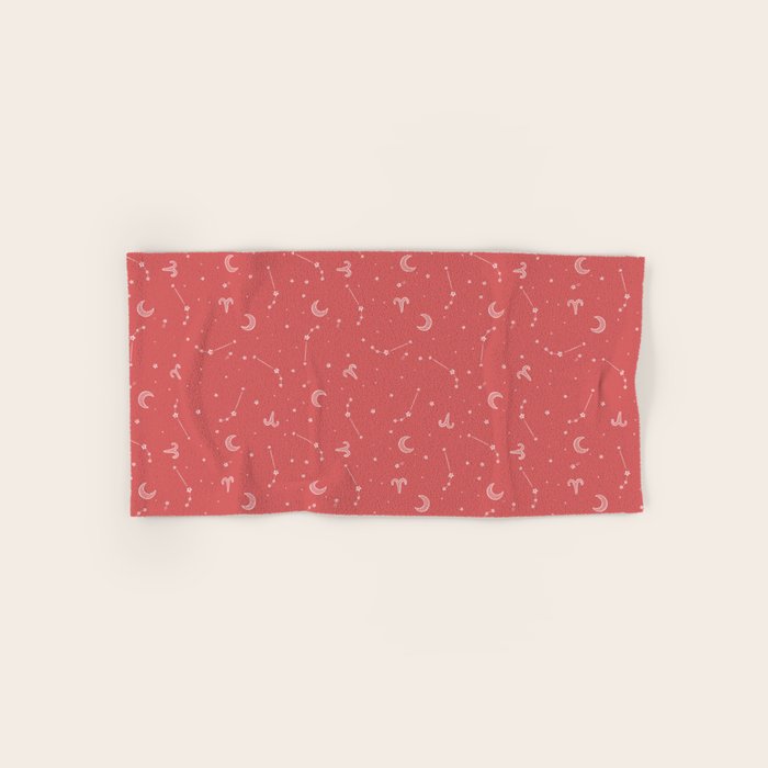 Aries Constellation Bath Towel Gallery Image 1