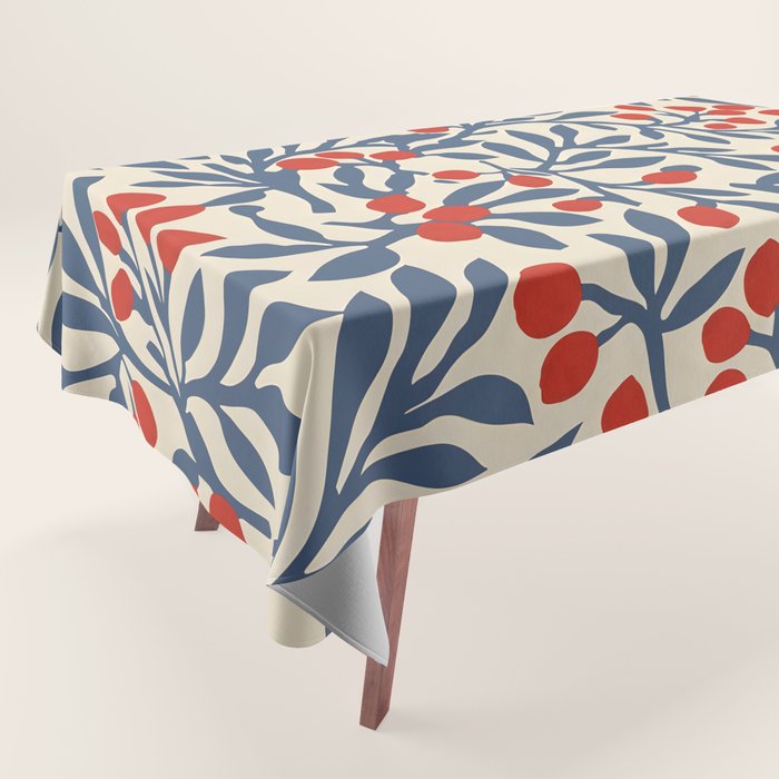 Winter Berries and Blue Tablecloth Gallery Image 1