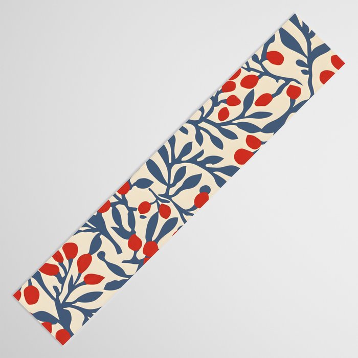 Winter Berries and Blue Table Runner Gallery Image 3