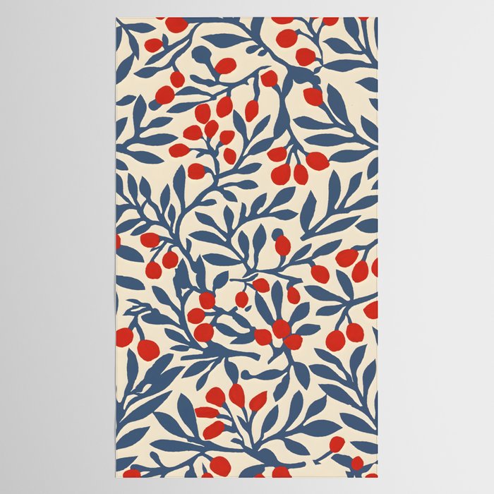 Winter Berries and Blue Tablecloth Gallery Image 2