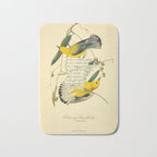 Bird Divinations: Prothonotary swamp warbler (about: almanacofbirds.org) Bath Mat Gallery Image 1