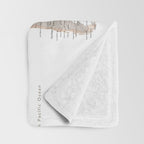 Life is a jouney best travelled together, world map, "Abey" Throw Blanket Gallery Image 3