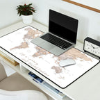 Life is a jouney best travelled together, world map, "Abey" Desk Mat Gallery Image 2