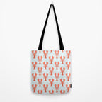 Vintage lobster sea food cartoon pattern Tote Bag Gallery Image 2