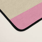 Mid Century Modern Retro Abstract Minimalist Piquet Pink Pattern Desk Mat Gallery Image 4