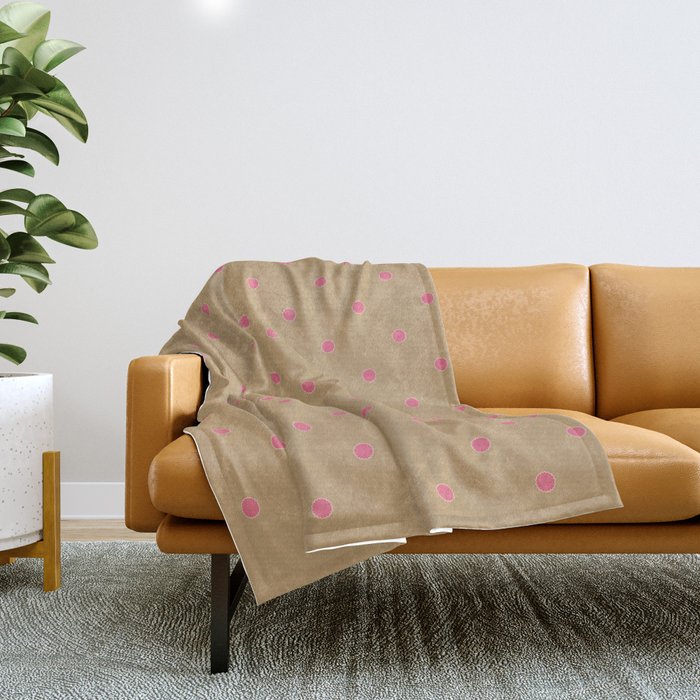 Rickrack Bloom - Folk Motif Throw Blanket Gallery Image 1