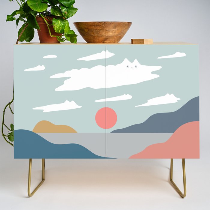 Cat Landscape 23 Credenza Gallery Image 1