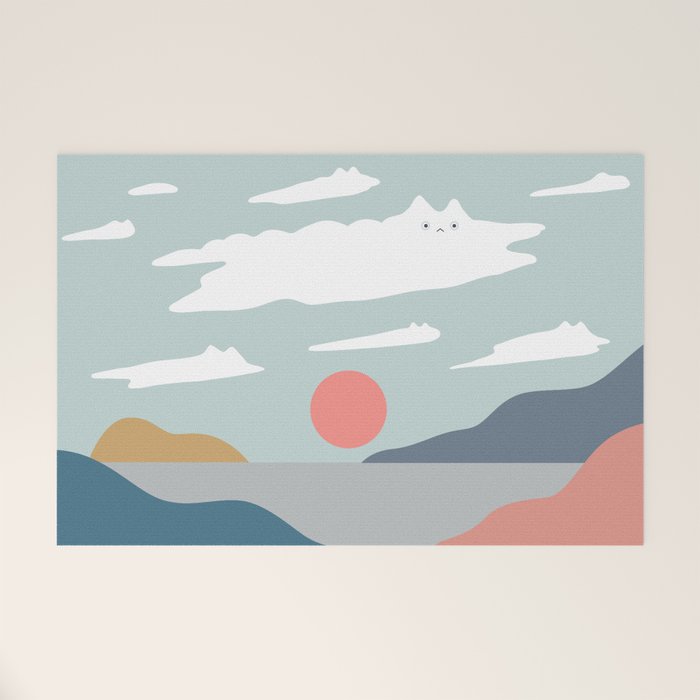 Cat Landscape 23 Welcome Mat Gallery Image 1