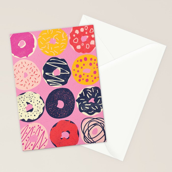 Dozen Doughnuts Stationery Card Gallery Image 2