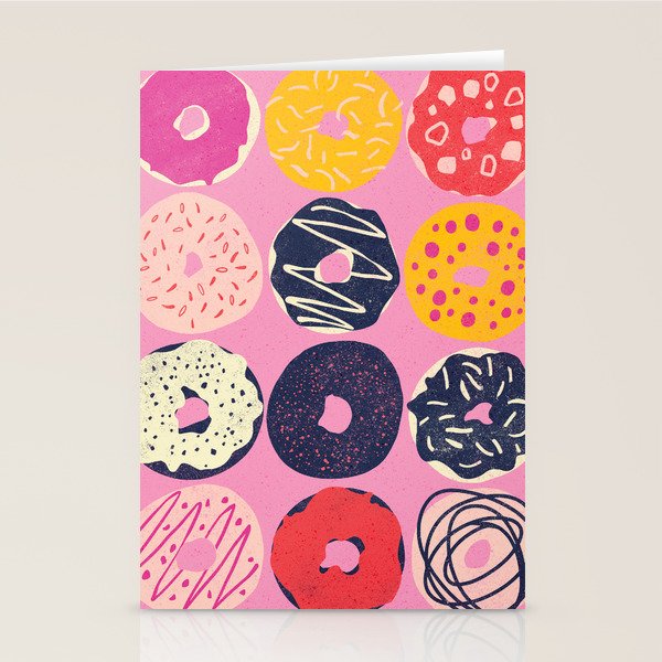 Dozen Doughnuts Stationery Card Gallery Image 2