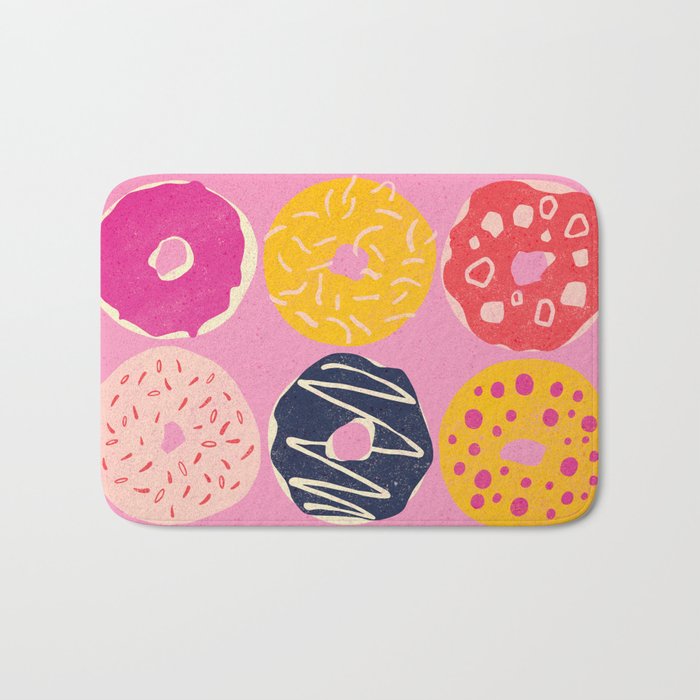 Dozen Doughnuts Bath Mat Gallery Image 1
