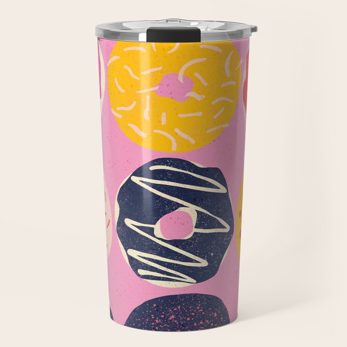 Dozen Doughnuts Travel Mug Gallery Image 1