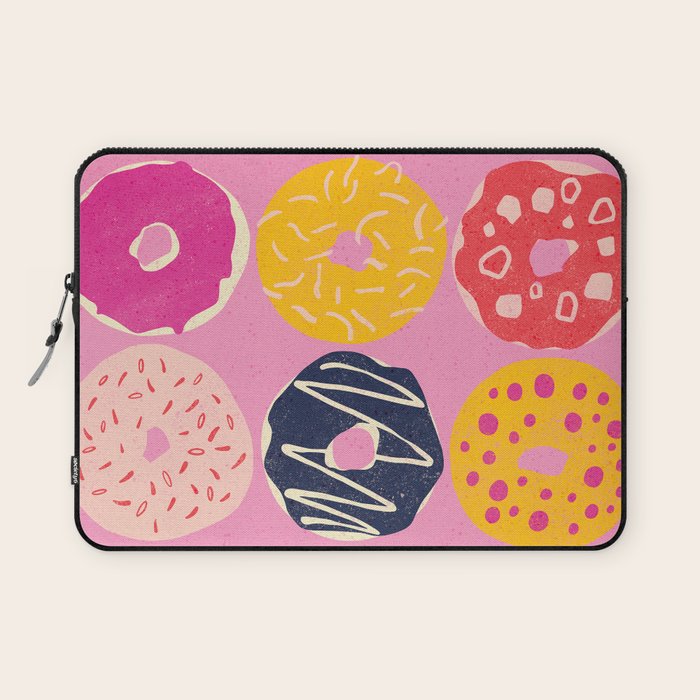Dozen Doughnuts Laptop Sleeve Gallery Image 1