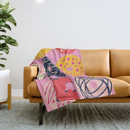 Dozen Doughnuts Throw Blanket Gallery Image 1