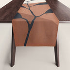 Abstract Art Tropical Leaf Table Runner Gallery Image 1