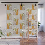 Whimsical Red Squirrel Wall Mural Gallery Image 1