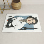 Parisian Glamour in Retro Style Rug Gallery Image 1