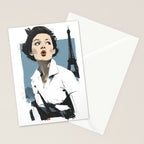 Parisian Glamour in Retro Style Stationery Card Gallery Image 2