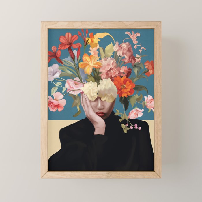 The Secret Garden Within  Mini Art Print Gallery Image 1