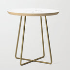 Minimalist face illustration - Fleur Side Table Gallery Image 1