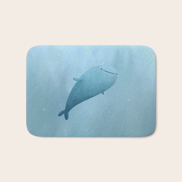 Cute Whale Shark Bath Mat Gallery Image 1