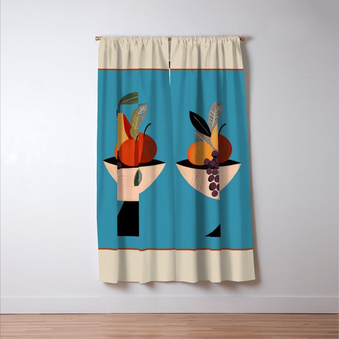 Modern Fruit Bowl I Window Curtain Gallery Image 3