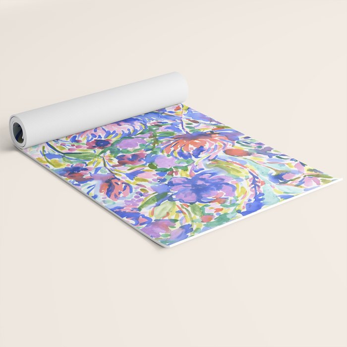 Maximal Floral Wild & Free Yoga Mat Gallery Image 2