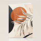 Abstract Art Tropical Leaves 133 Stationery Card Gallery Image 2