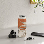 Abstract Art Tropical Leaves 133 Water Bottle Gallery Image 4