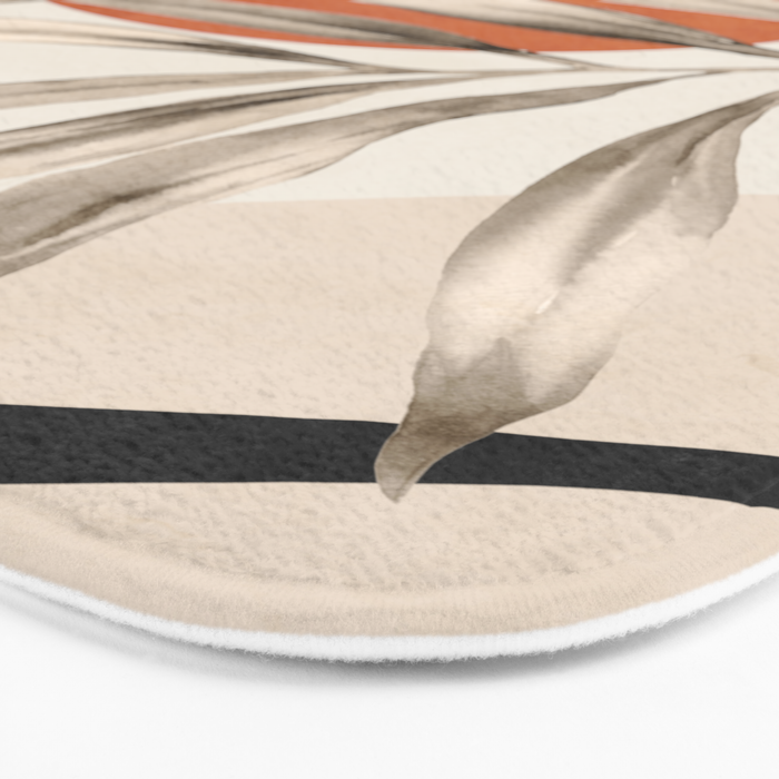 Abstract Art Tropical Leaves 133 Bath Mat Gallery Image 3