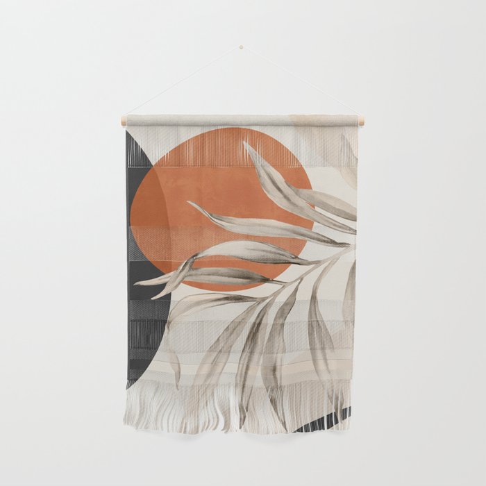 Abstract Art Tropical Leaves 133 Wall Hanging Gallery Image 1