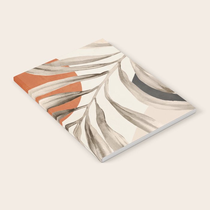 Abstract Art Tropical Leaves 133 Notebook Gallery Image 2