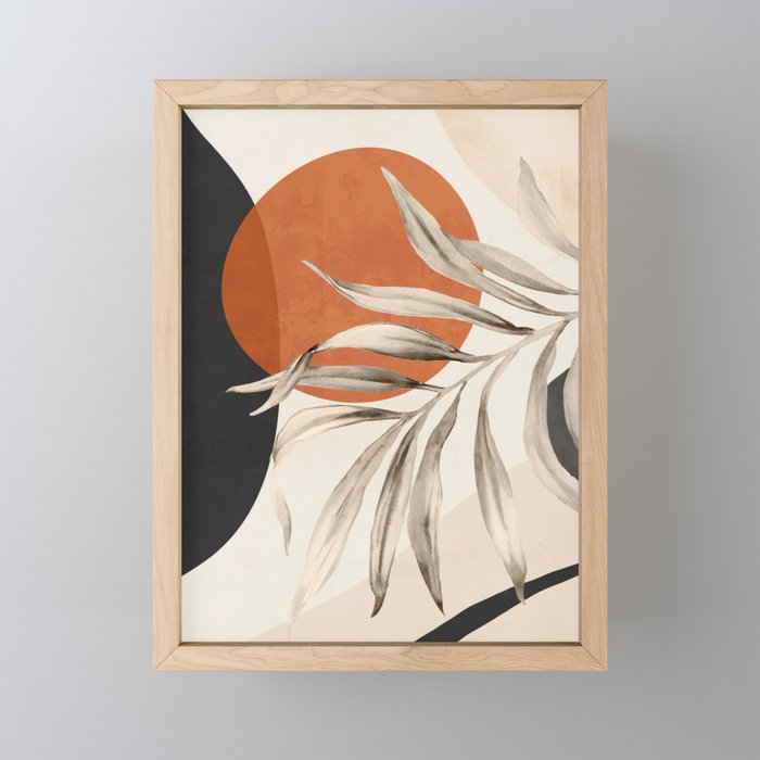 Abstract Art Tropical Leaves 133 Mini Art Print Gallery Image 1