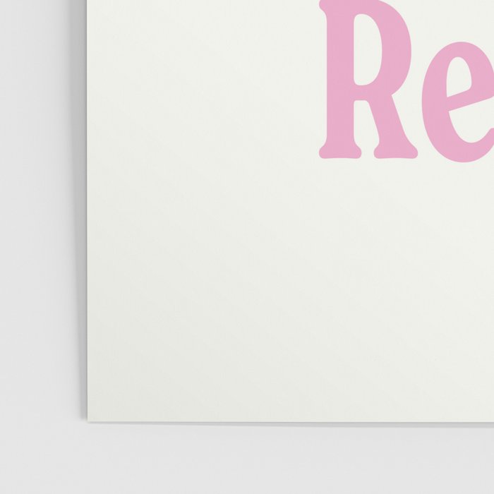Eat Sleep Read Repeat Pink Poster Gallery Image 3