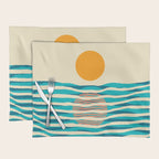 Ocean current Placemat Gallery Image 1
