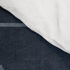 Boho Ethnic Striped Pattern on Navy Blue Comforter Gallery Image 4