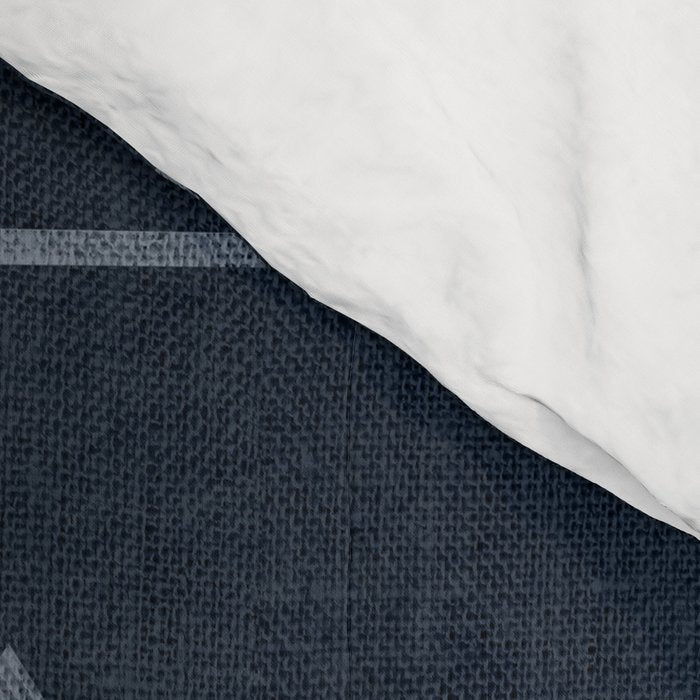 Boho Ethnic Striped Pattern on Navy Blue Comforter Gallery Image 4