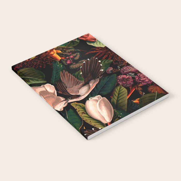 FLORAL AND BIRDS XIV Notebook Gallery Image 1