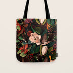 FLORAL AND BIRDS XIV Tote Bag Gallery Image 1
