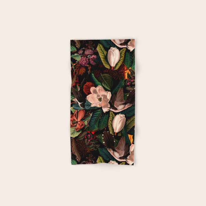 FLORAL AND BIRDS XIV Bath Towel Gallery Image 1