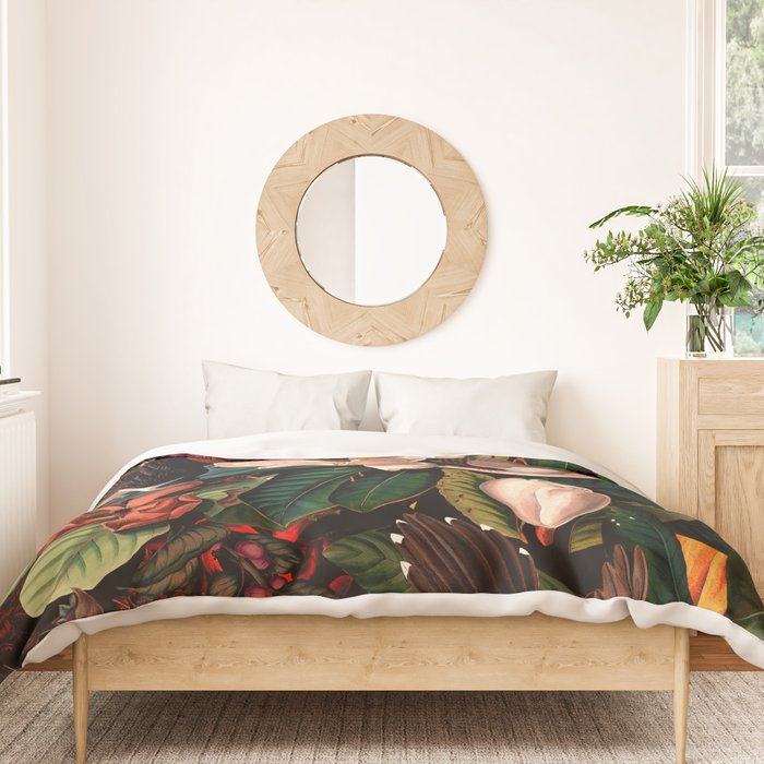 FLORAL AND BIRDS XIV Duvet Cover Gallery Image 3