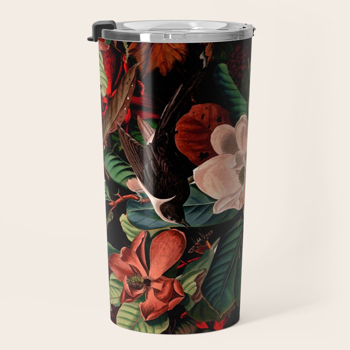 FLORAL AND BIRDS XIV Travel Mug Gallery Image 3