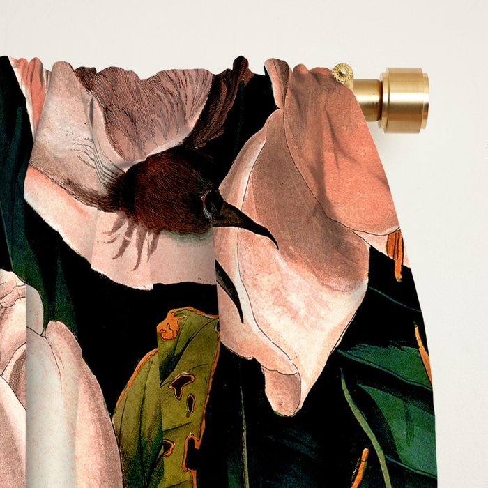 FLORAL AND BIRDS XIV Window Curtain Gallery Image 2