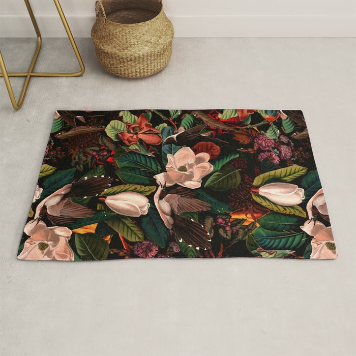 FLORAL AND BIRDS XIV Rug Gallery Image 1