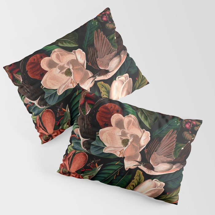 FLORAL AND BIRDS XIV Pillow Sham Gallery Image 3