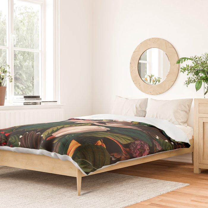 FLORAL AND BIRDS XIV Duvet Cover Gallery Image 2