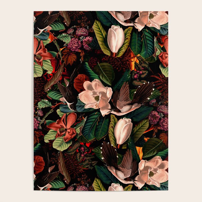 FLORAL AND BIRDS XIV Poster Gallery Image 4