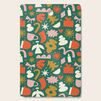 Abstract retro organic christmas shape pattern Cutting Board Gallery Image 1