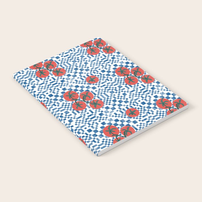 Tomatoes Checkered Grid Notebook Gallery Image 2